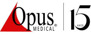 Logo Opus 15 Anos - preta